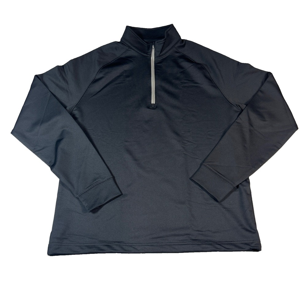 Dunning Golf Men’s S Navy 1/4 Zip Mock Neck Long Sleeve Golf Pullover